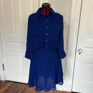 10 Crosby Derek Lam Sheer Button Up Dress